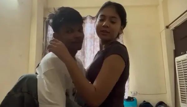 College Students Slim Desi Gf Deepthroat Blowjob and FUcking