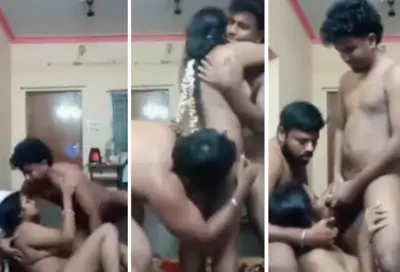 Mallu bhabhi Threesome Sex karti hai 2 Mardon Ke Sath HD