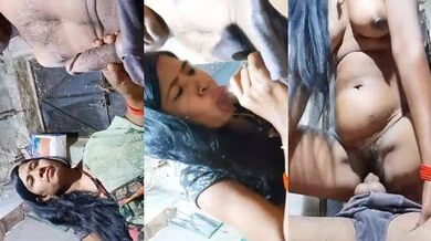 Village wife blowjob and cock ride